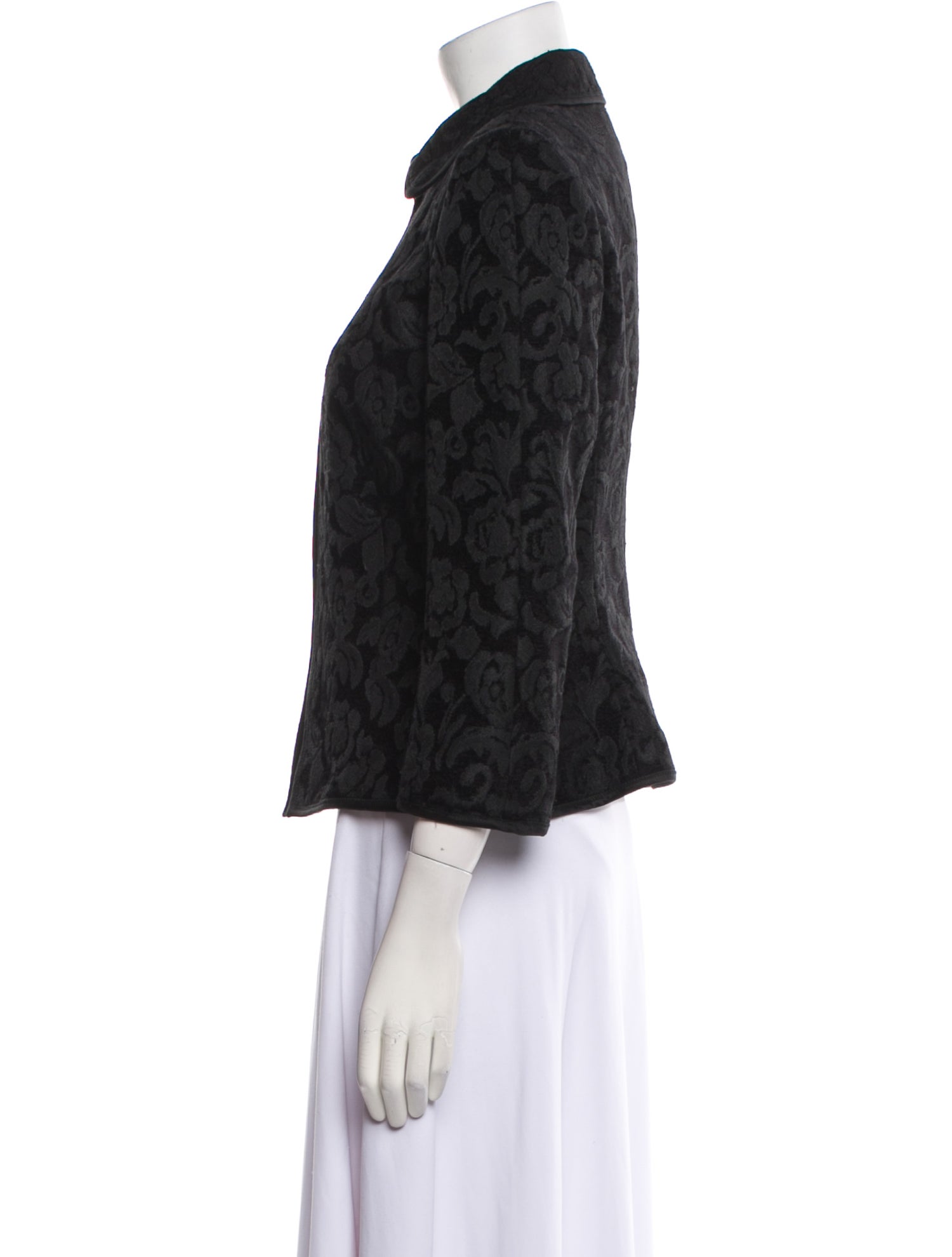 CH Carolina Herrera Floral Print Evening Jacket