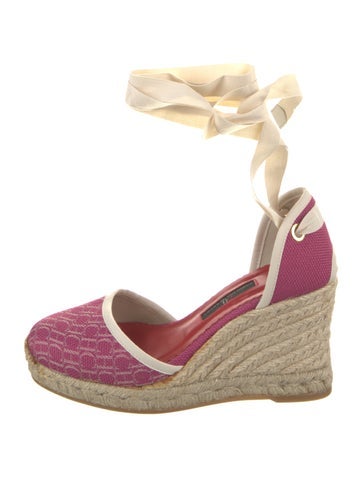 CH Carolina Herrera Pumps Jacquard Graphic Print D'Orsay IT 36 | 6