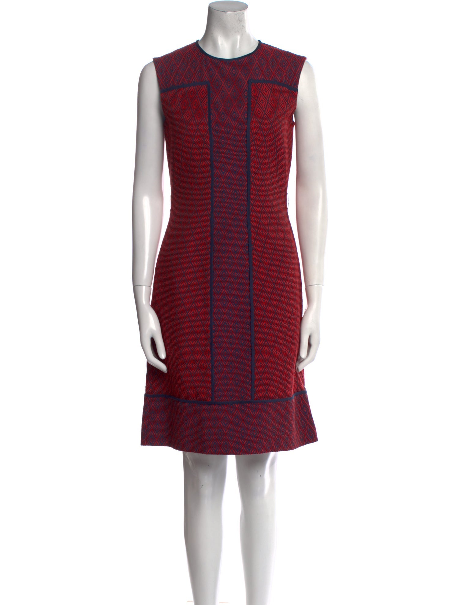 CH Carolina Herrera Printed Knee-Length Dress