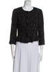 CH Carolina Herrera Tweed Pattern Evening Jacket