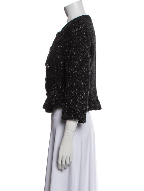 CH Carolina Herrera Tweed Pattern Evening Jacket