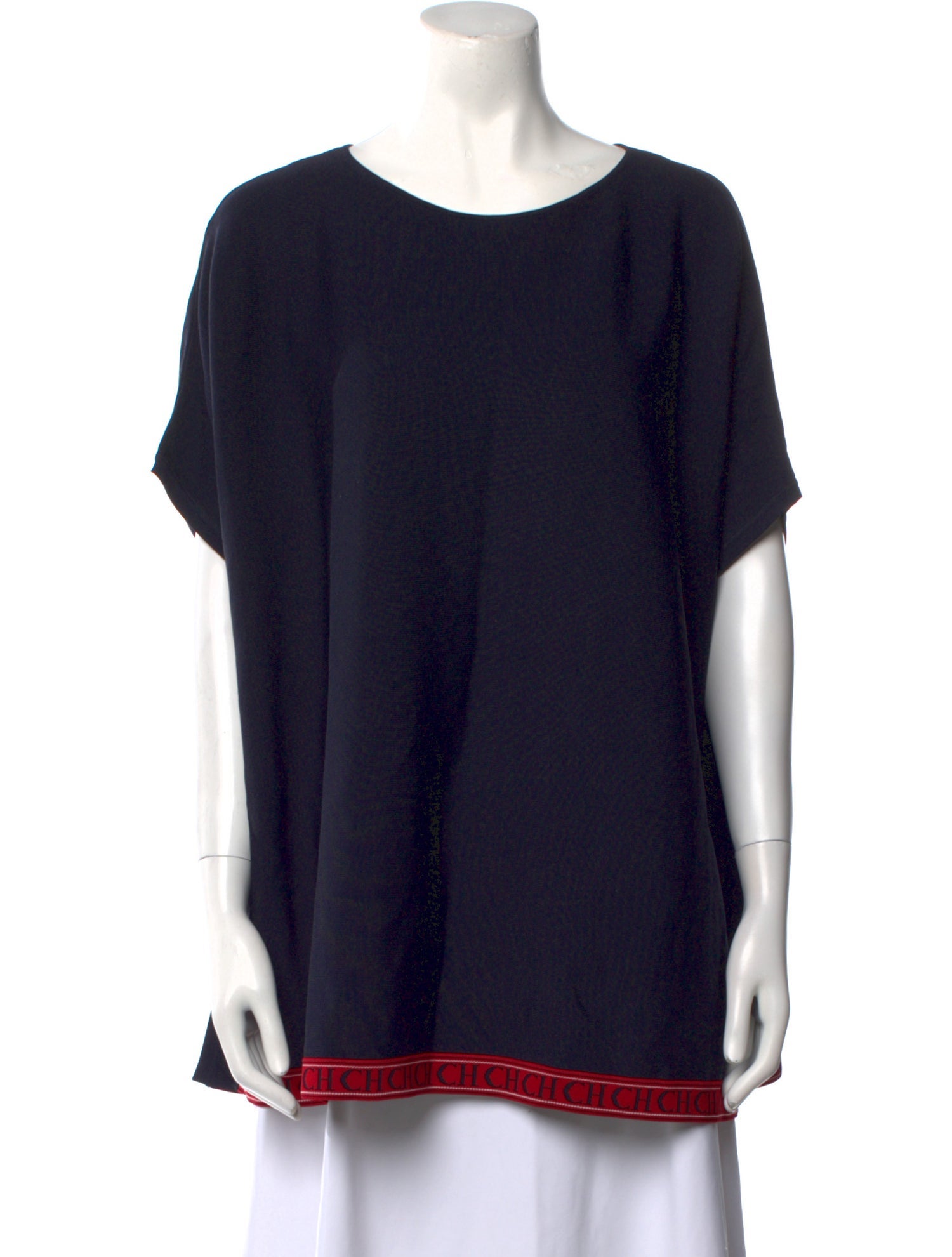 CH Carolina Herrera Bateau Neckline Sweater