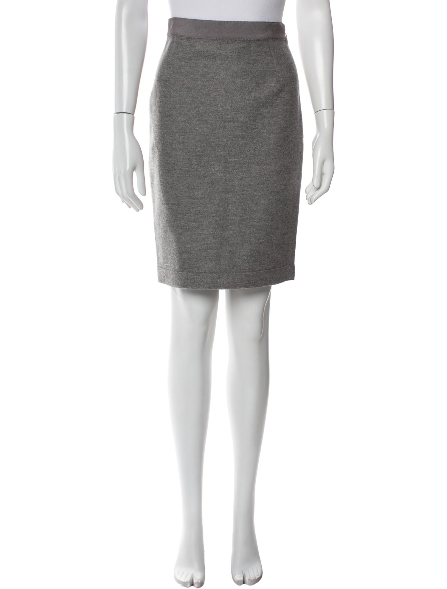 CH Carolina Herrera Virgin Wool Knee-Length Skirt