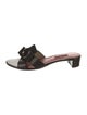 CH Carolina Herrera Patent Leather Slides