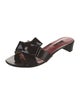 CH Carolina Herrera Patent Leather Slides