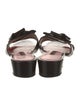 CH Carolina Herrera Patent Leather Slides