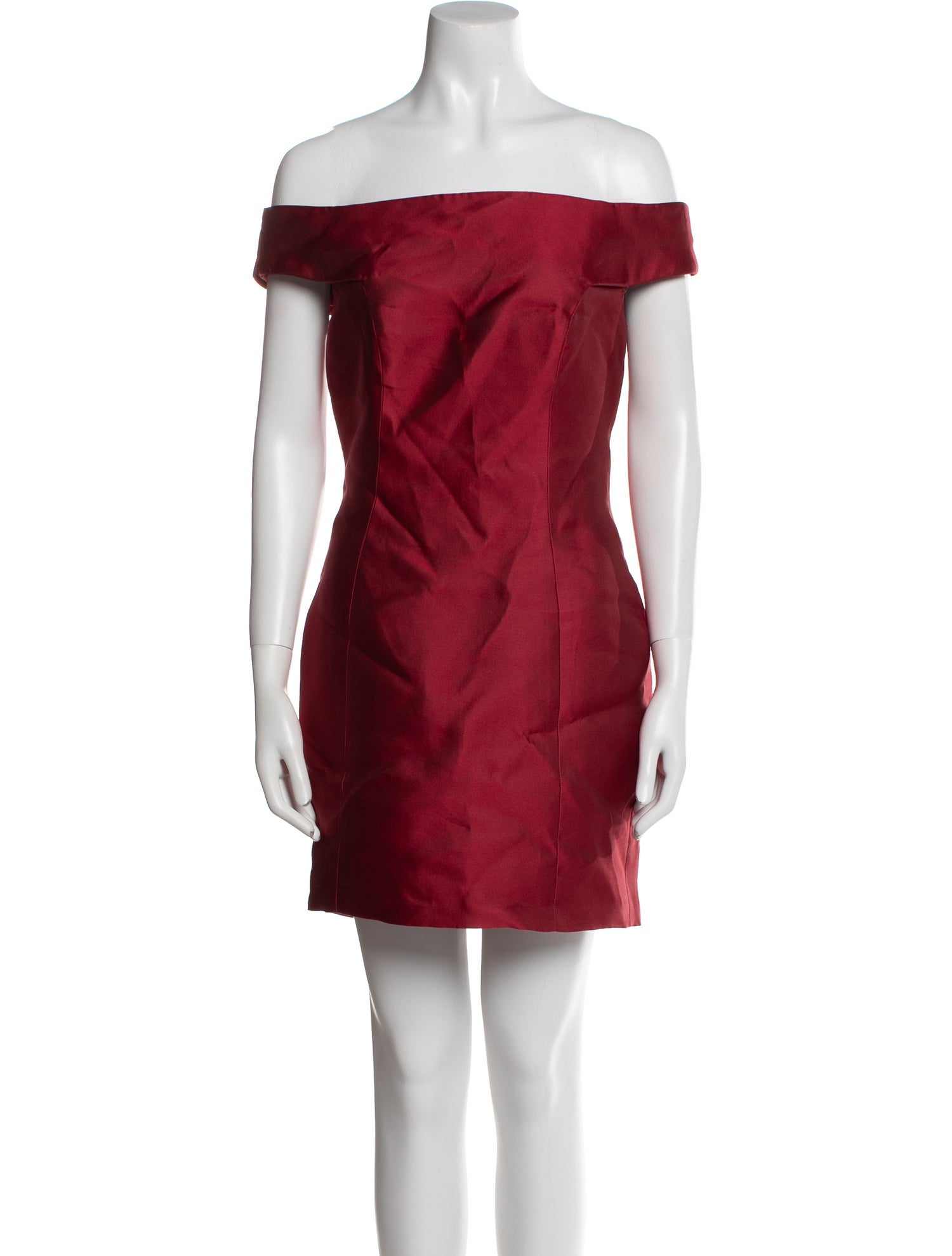CH Carolina Herrera Off-The-Shoulder Mini Dress