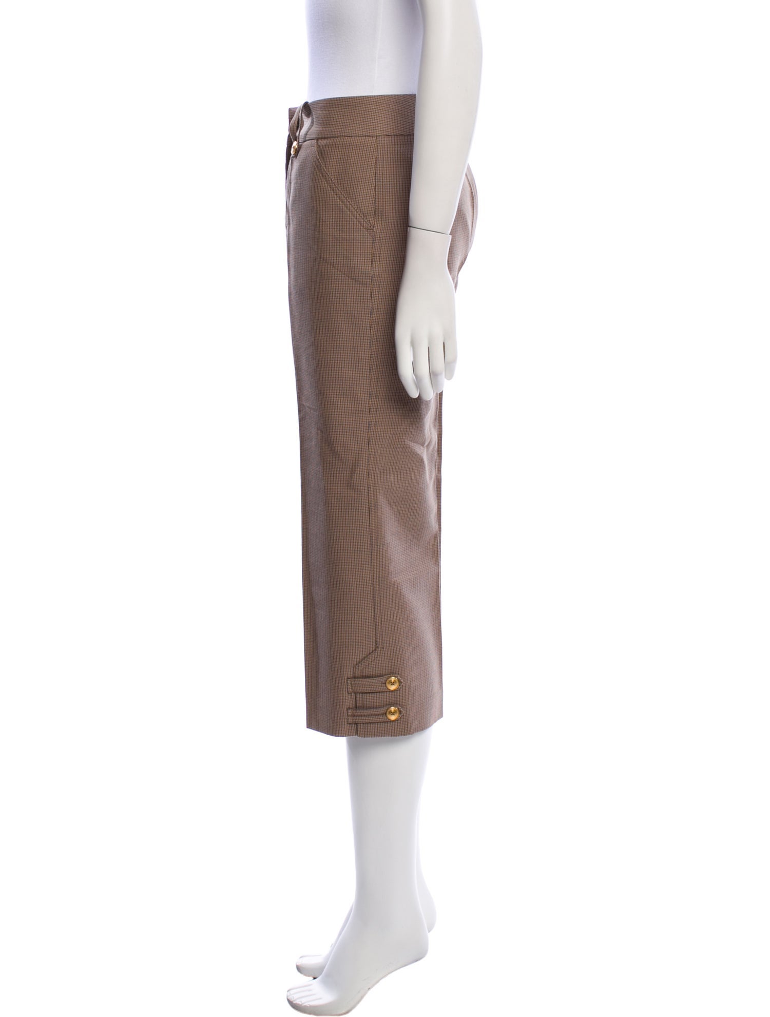 CH Carolina Herrera Wool Straight Leg Pants