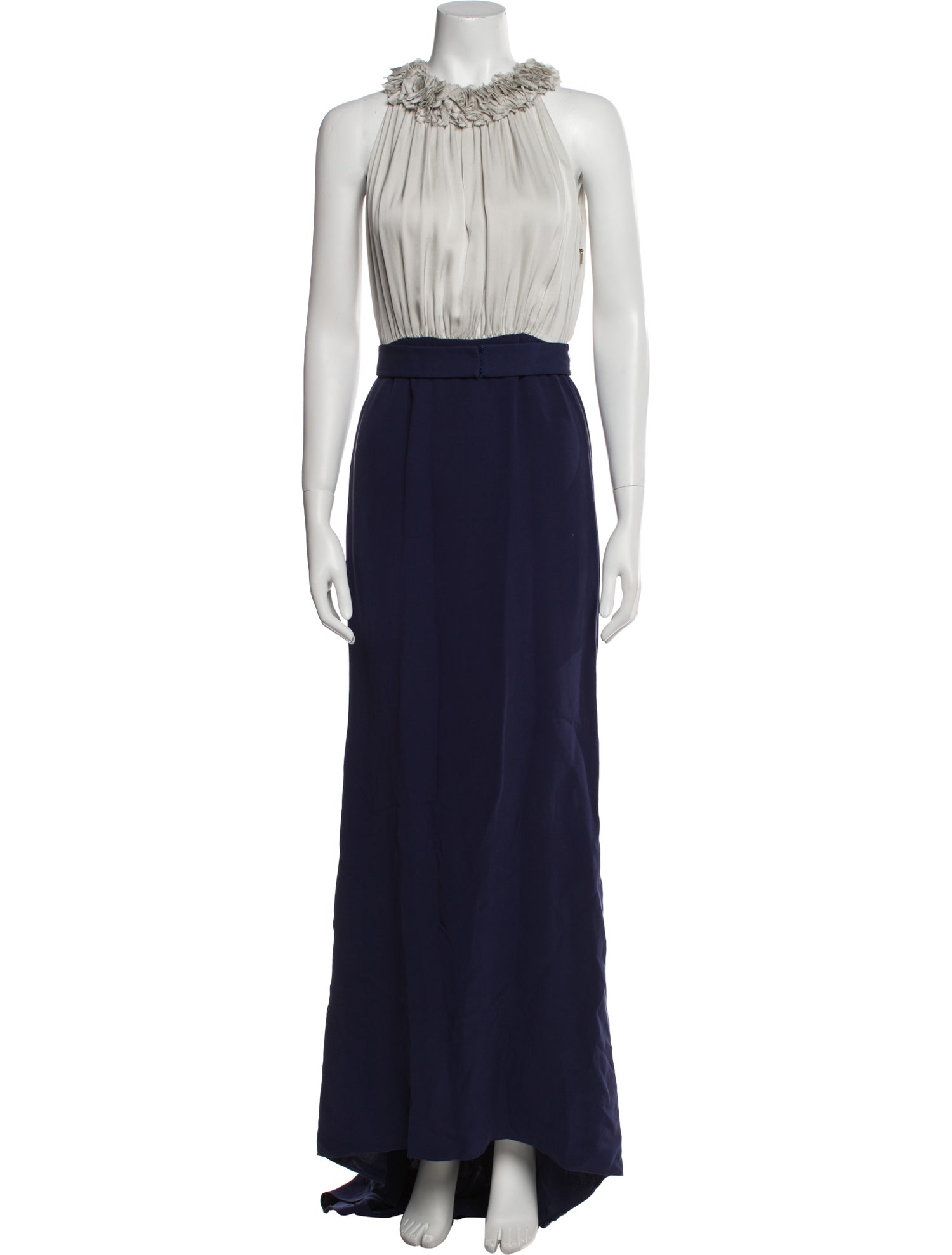 CH Carolina Herrera Silk Long Dress