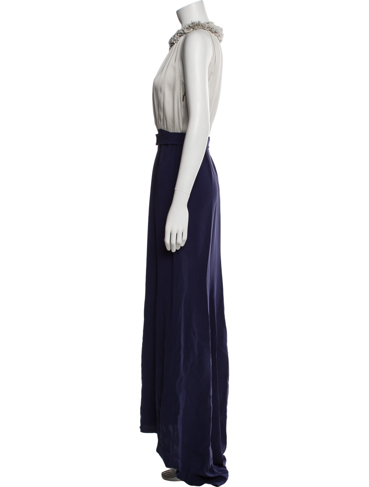 CH Carolina Herrera Silk Long Dress