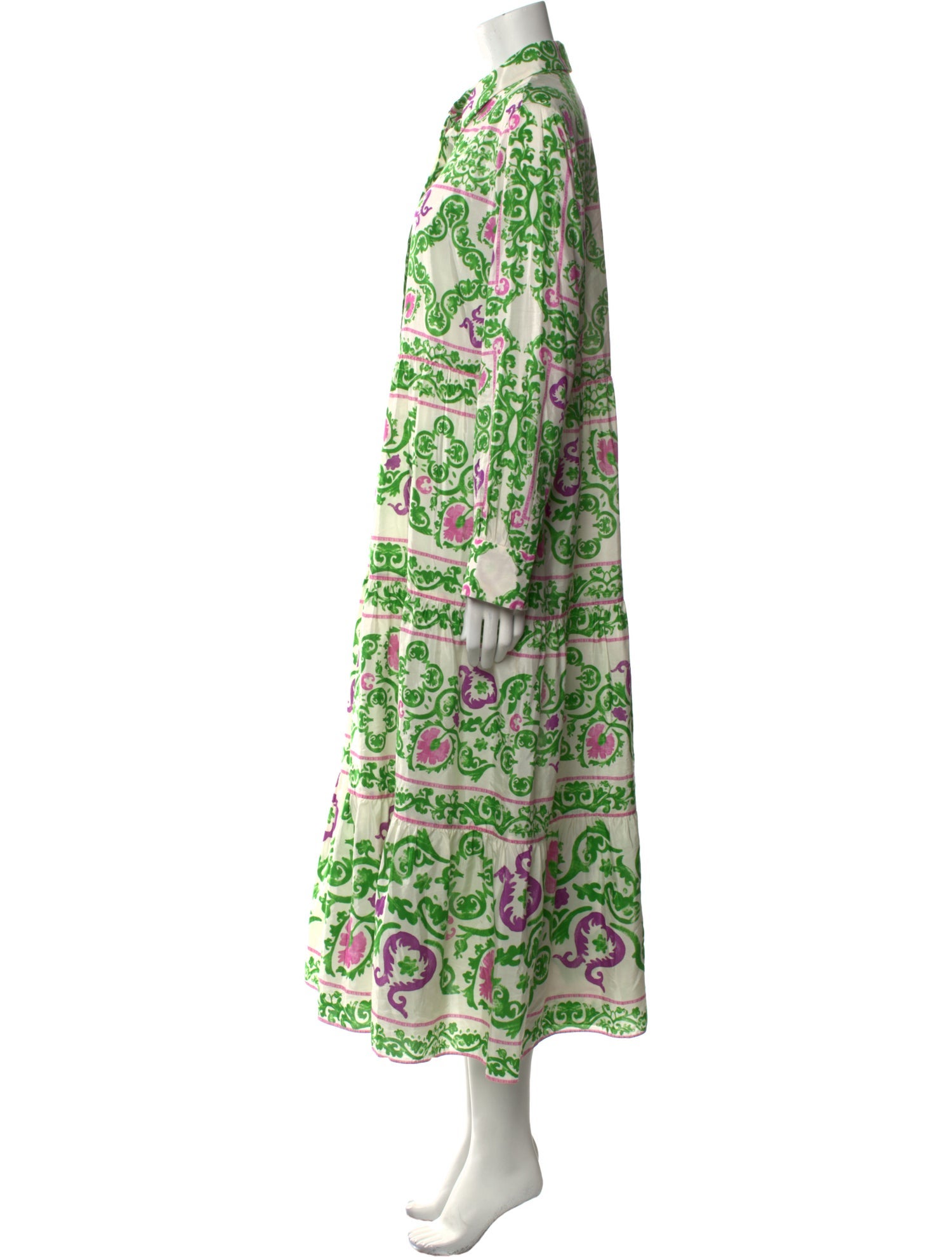CH Carolina Herrera Printed Long Dress