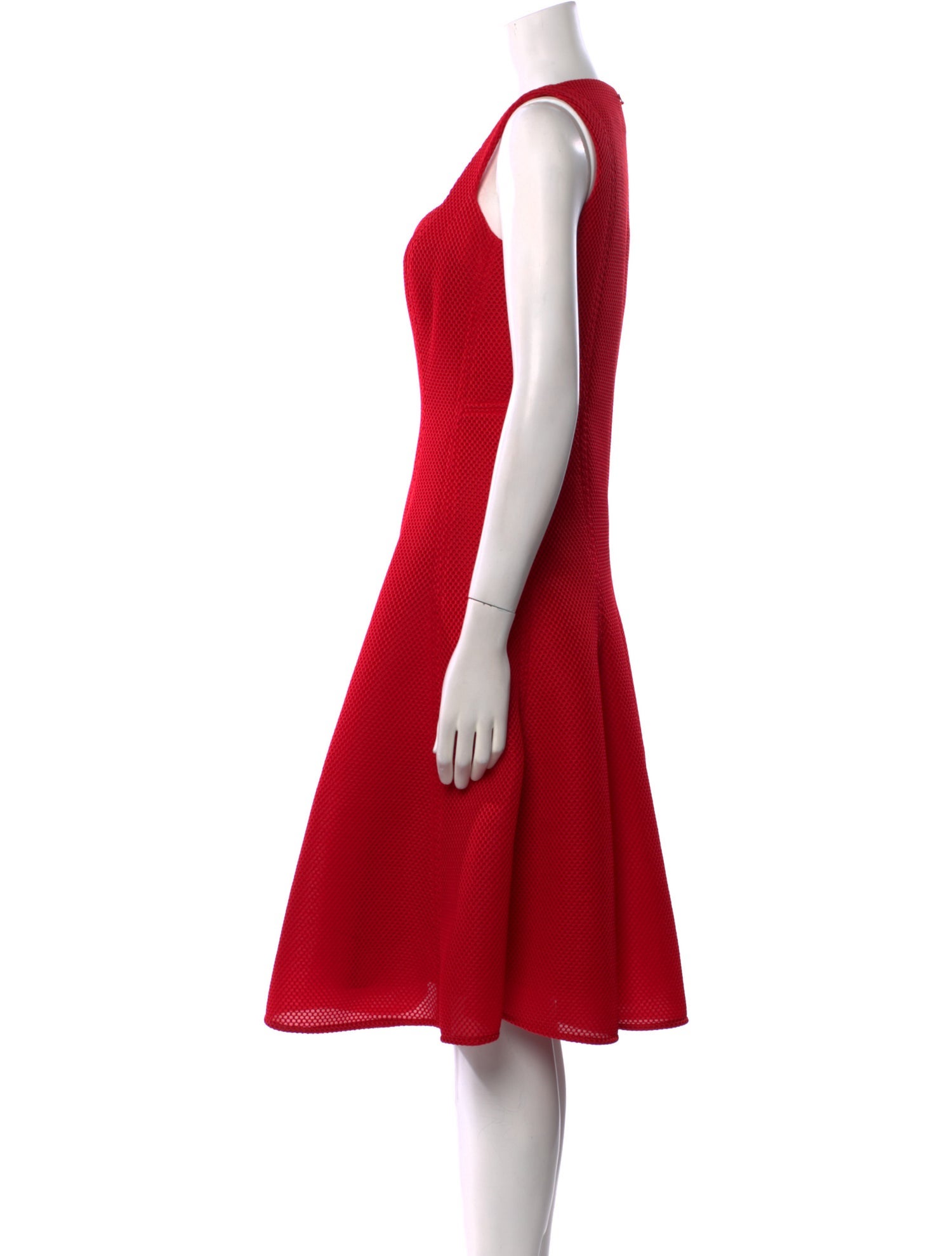 CH Carolina Herrera Square Neckline Midi Length Dress w/ Tags