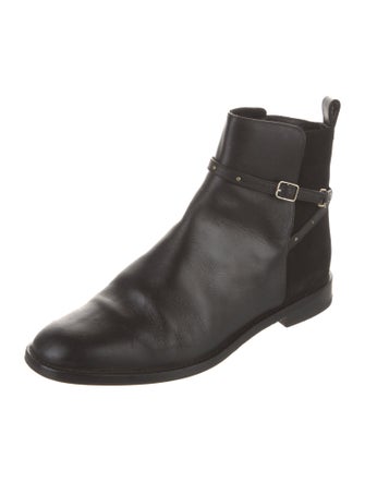 CH Carolina Herrera Leather Chelsea Boots