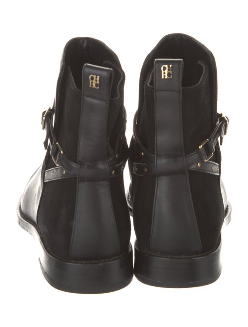 CH Carolina Herrera Leather Chelsea Boots