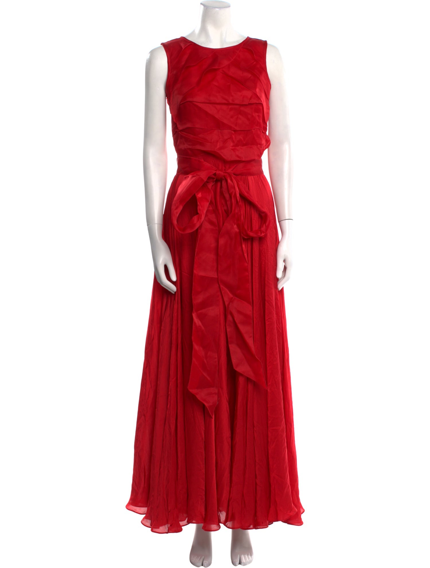 CH Carolina Herrera Silk Long Dress