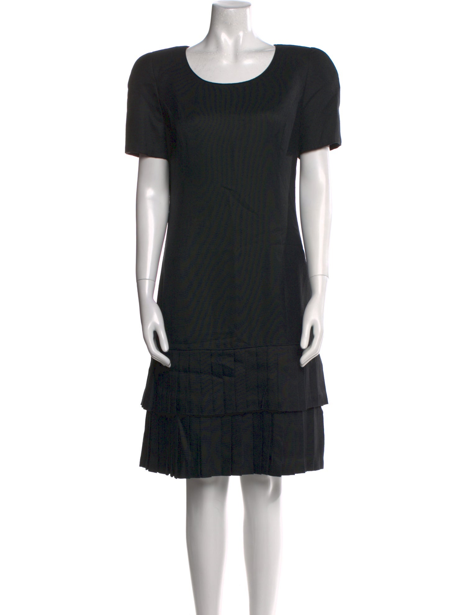 CH Carolina Herrera Scoop Neck Knee-Length Dress