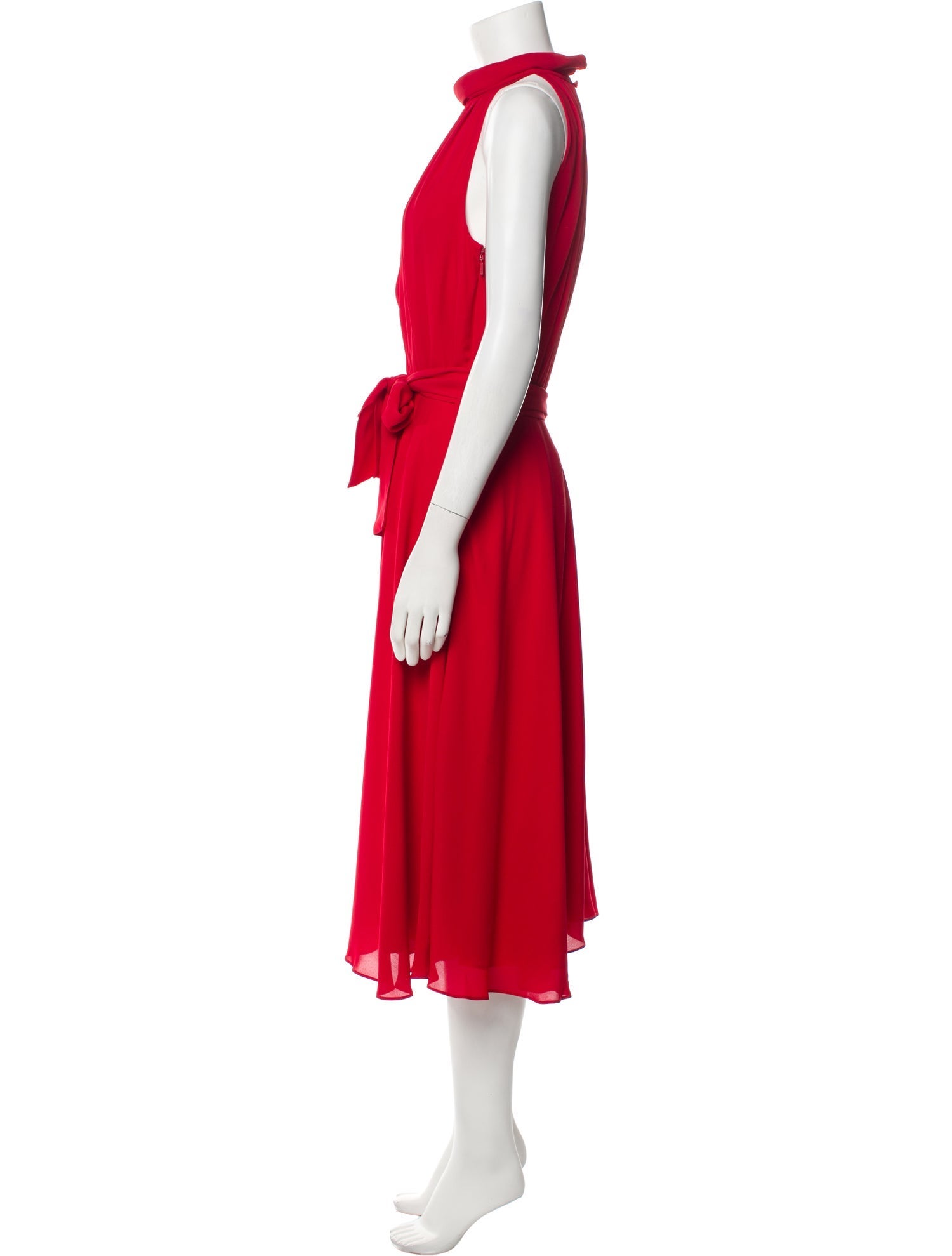 CH Carolina Herrera Silk Midi Length Dress w/ Tags