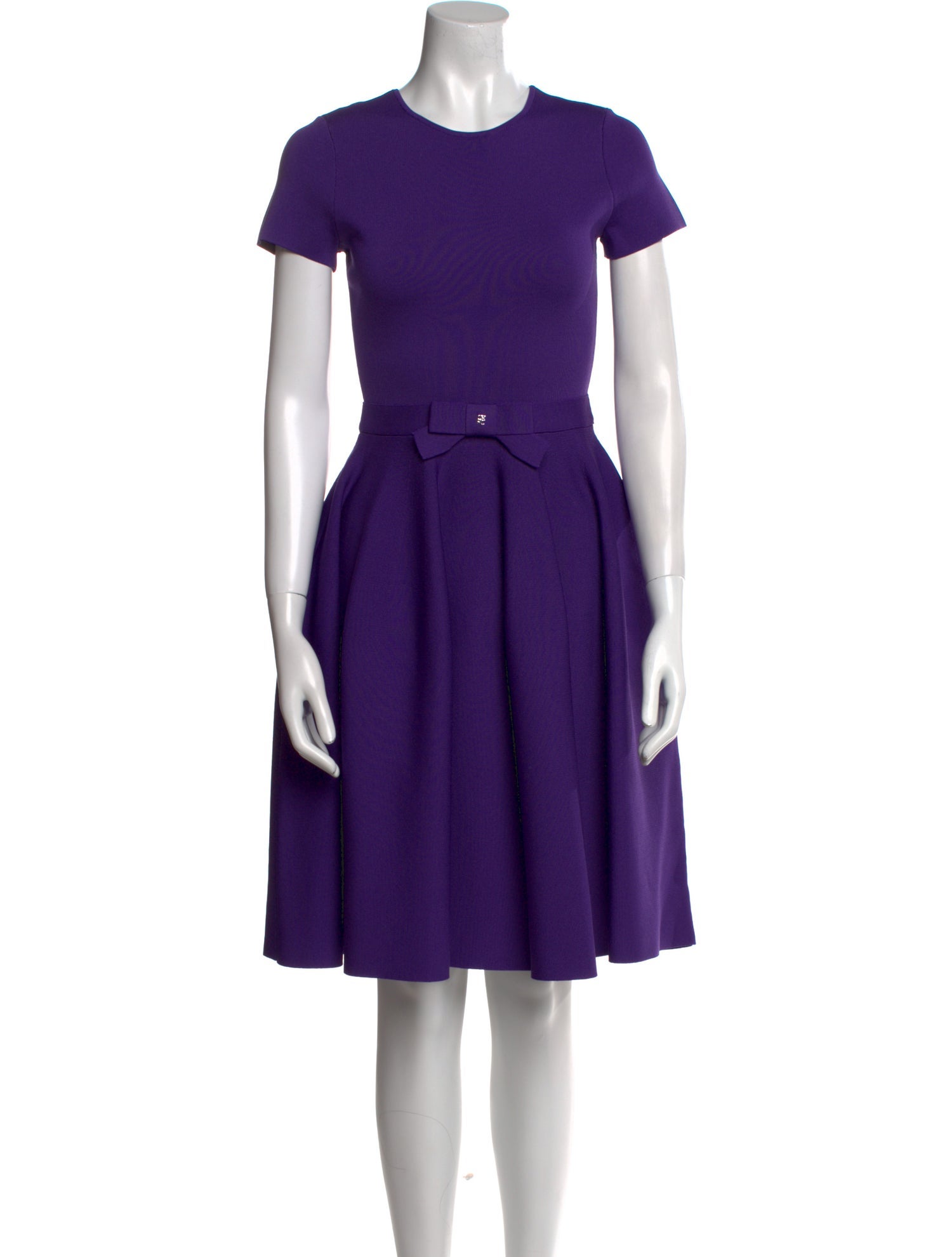 CH Carolina Herrera Crew Neck Knee-Length Dress