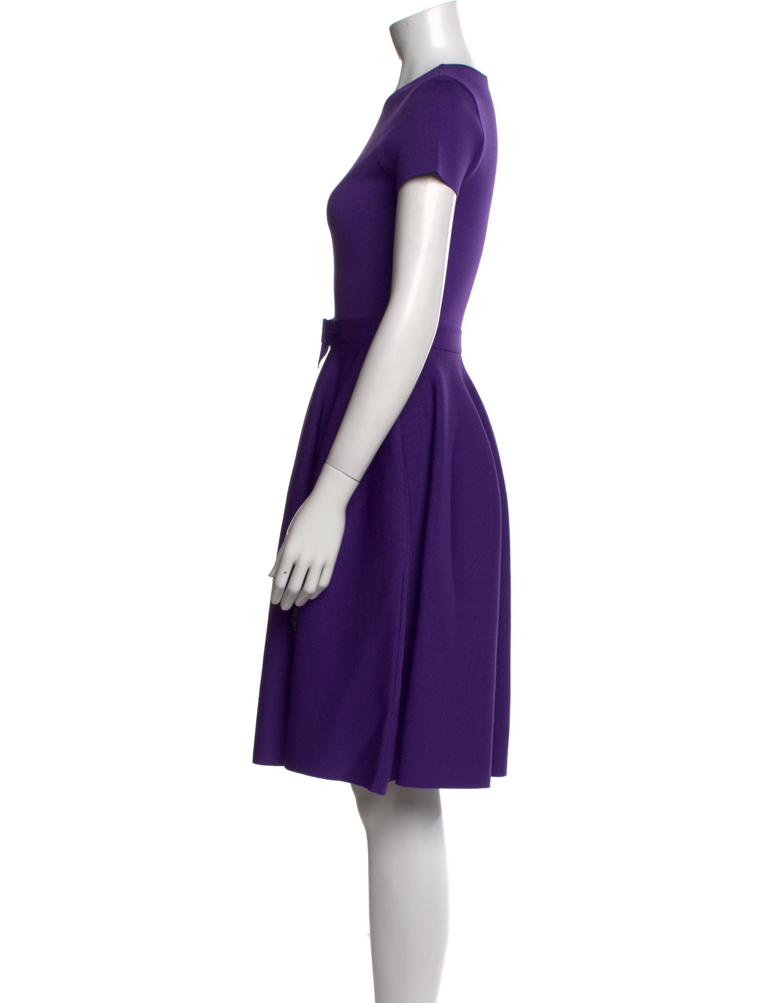 CH Carolina Herrera Crew Neck Knee-Length Dress