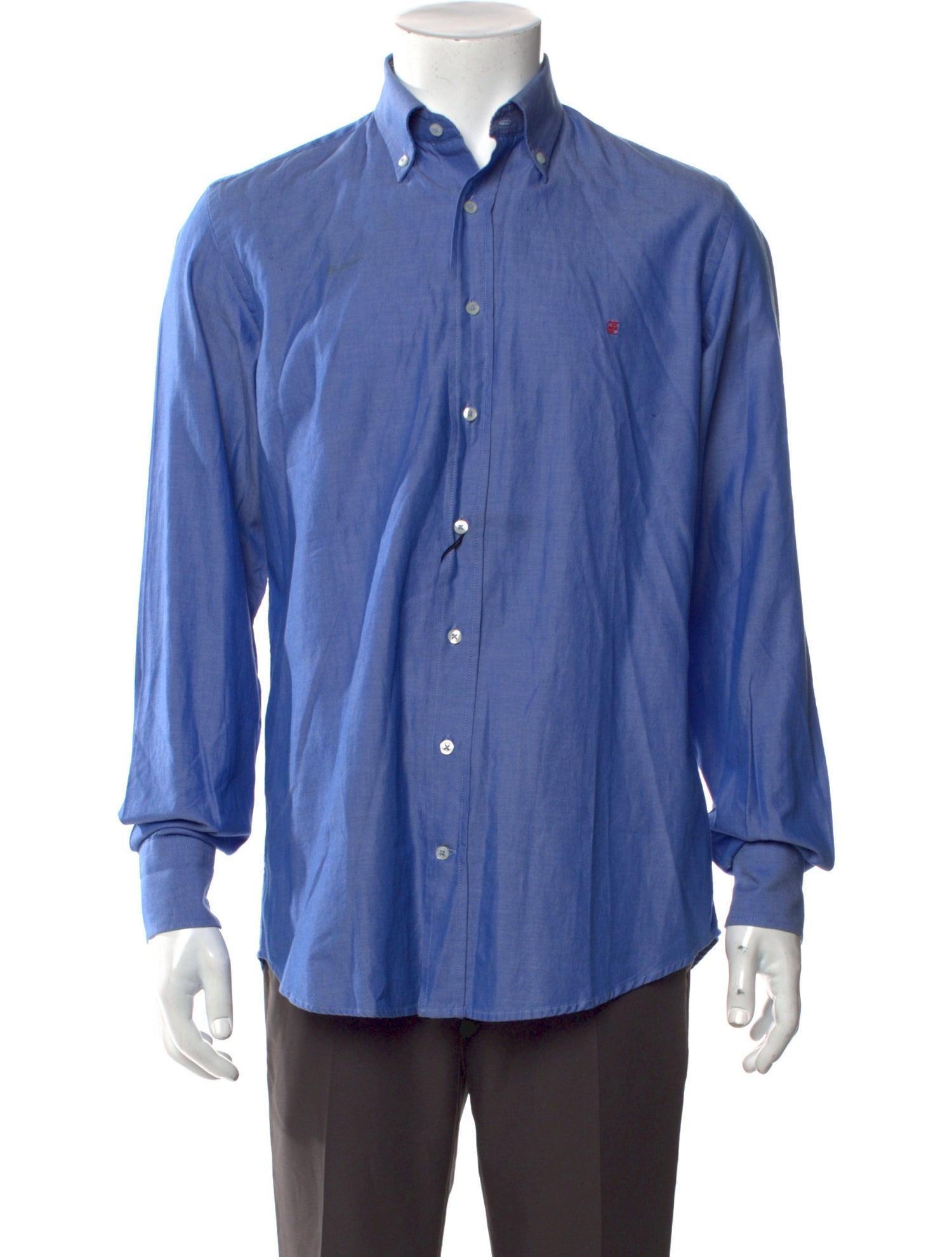 CH Carolina Herrera Long Sleeve Button-Up Top