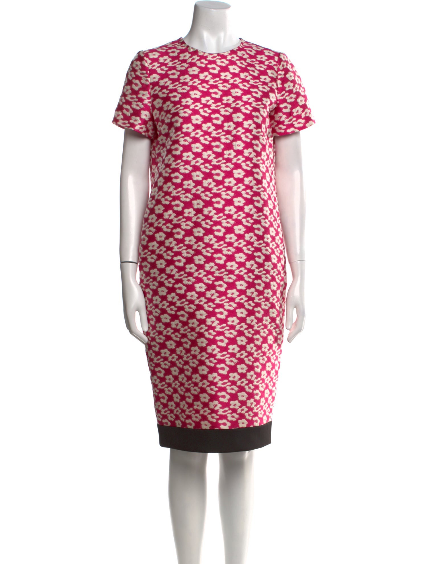 CH Carolina Herrera Printed Knee-Length Dress