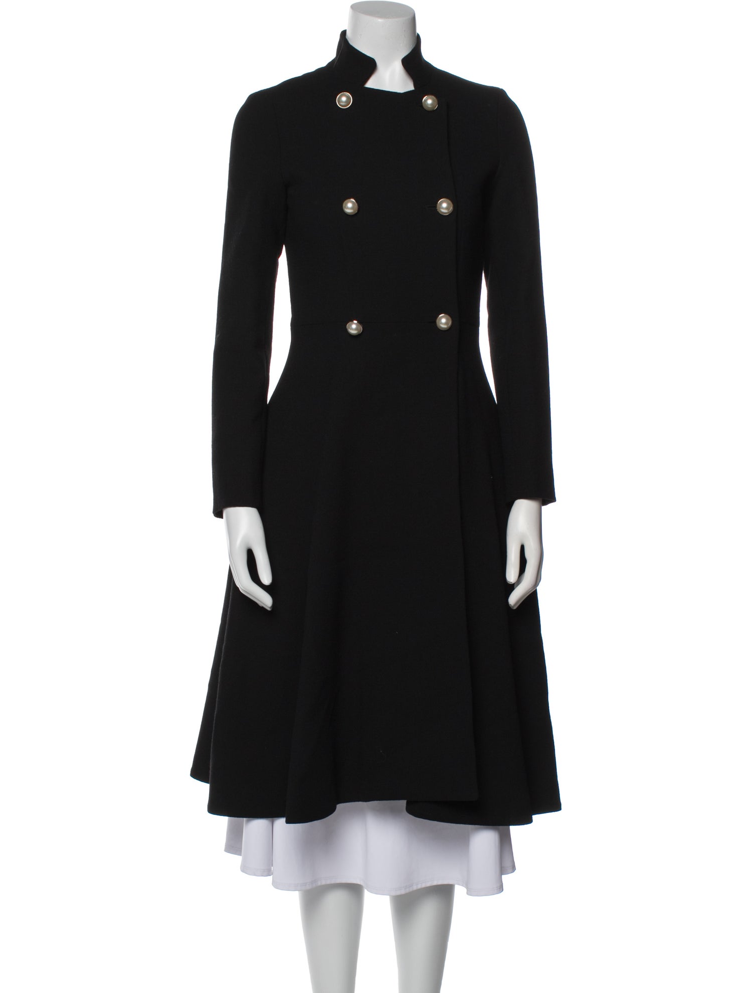 CH Carolina Herrera Virgin Wool Trench Coat