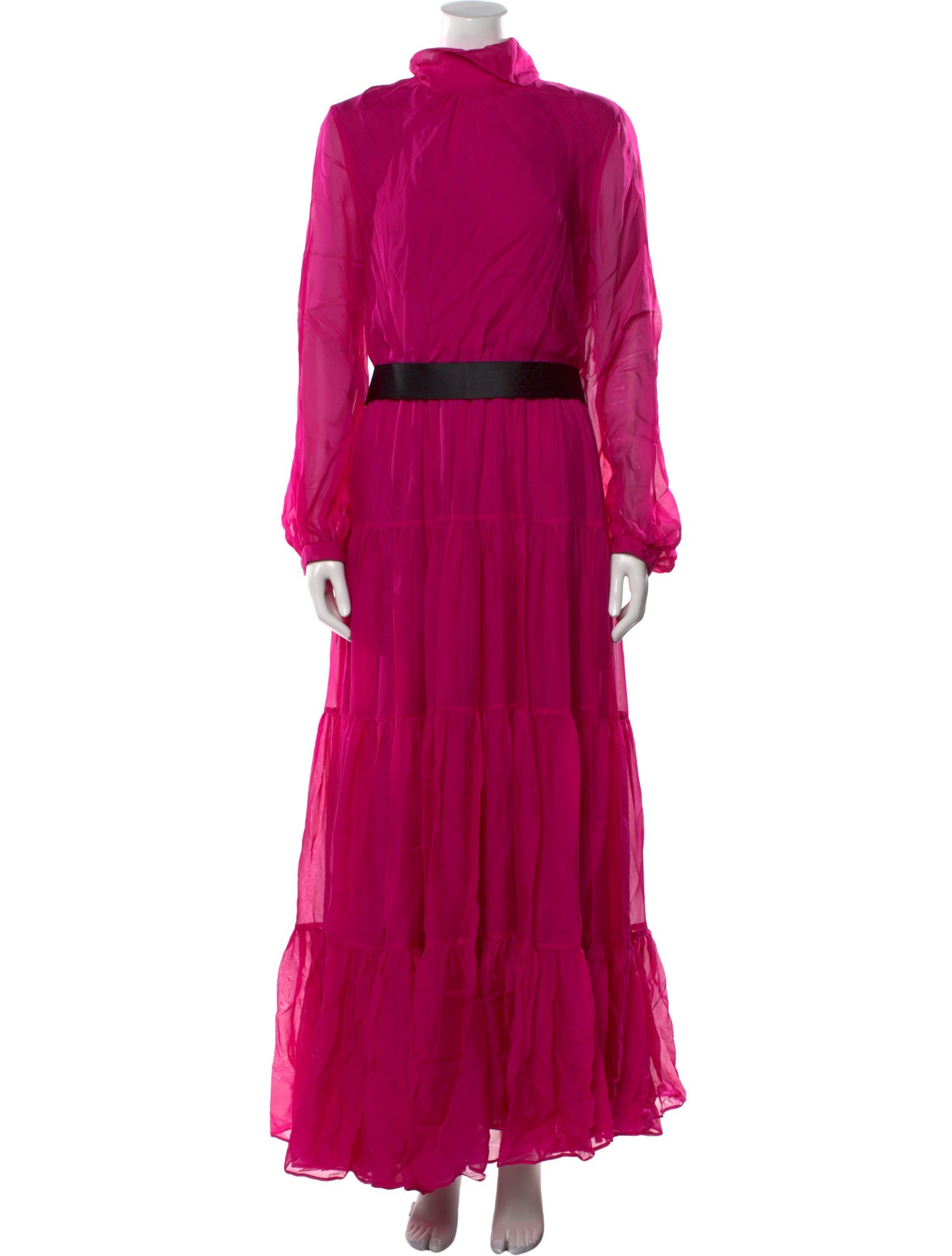 CH Carolina Herrera Silk Long Dress