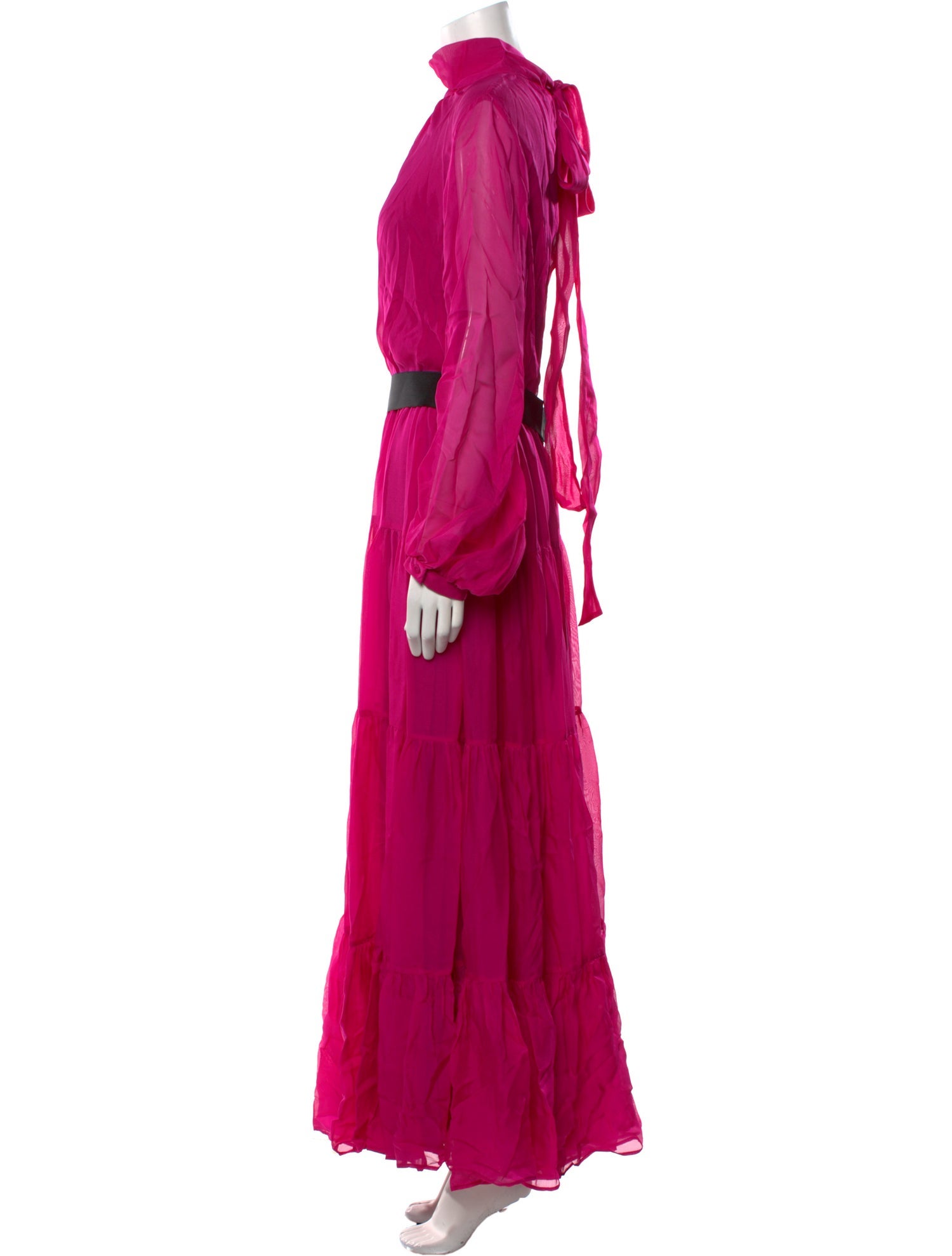 CH Carolina Herrera Silk Long Dress