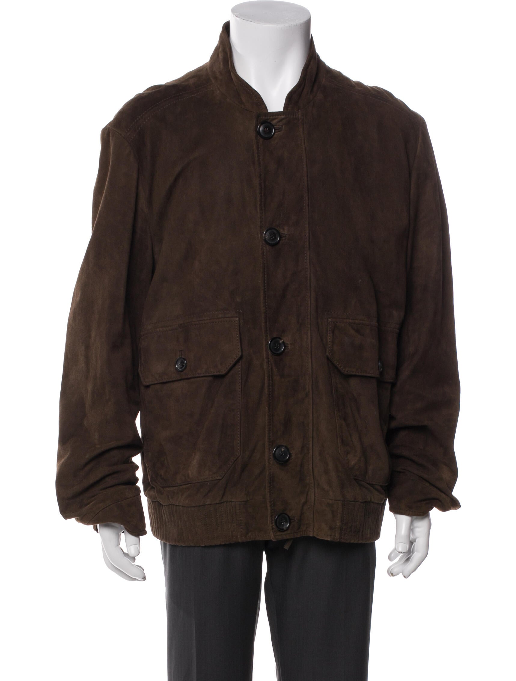CH Carolina Herrera Lambskin Utility Jacket