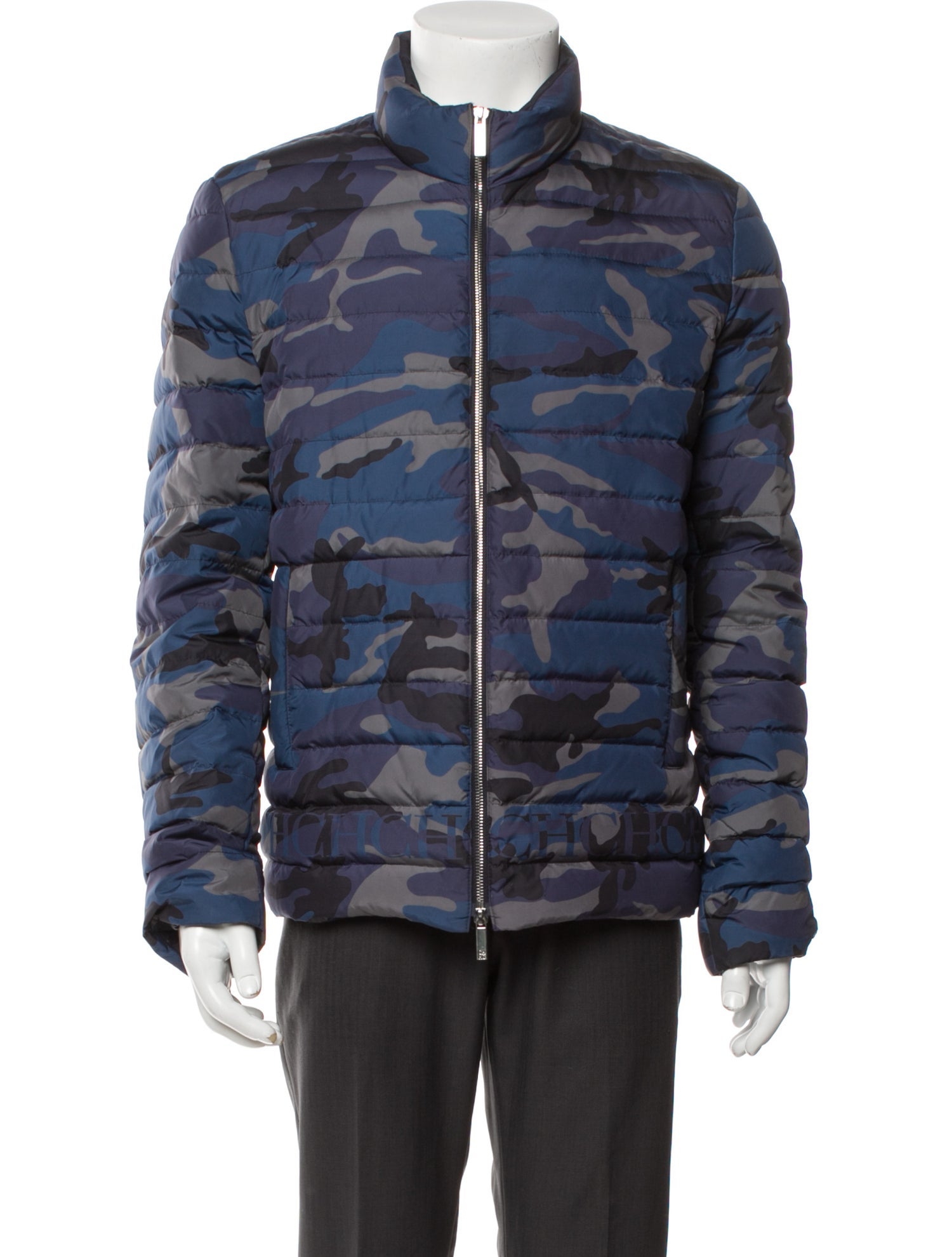 CH Carolina Herrera Printed Puffer Coat