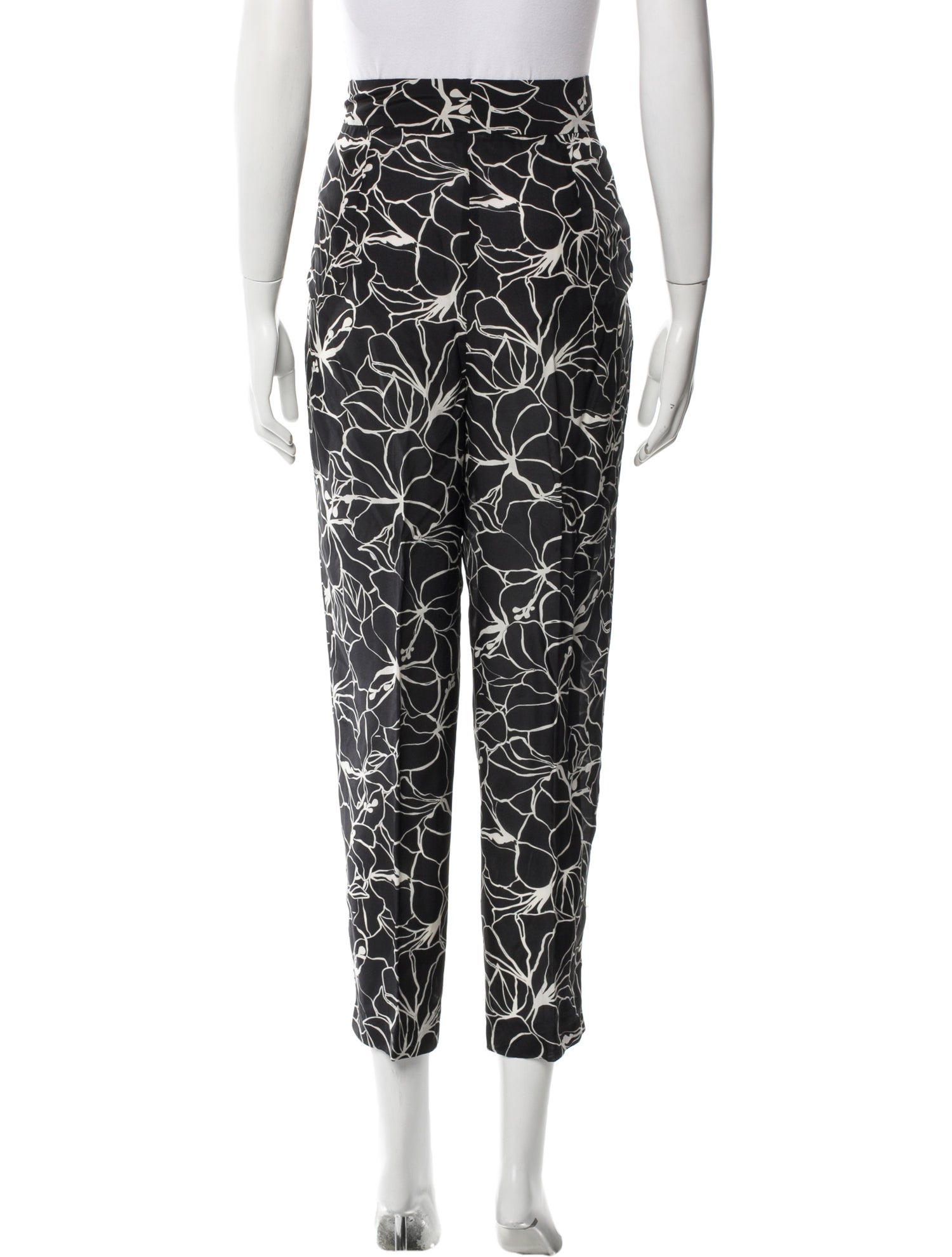 CH Carolina Herrera Printed Straight Leg Pants