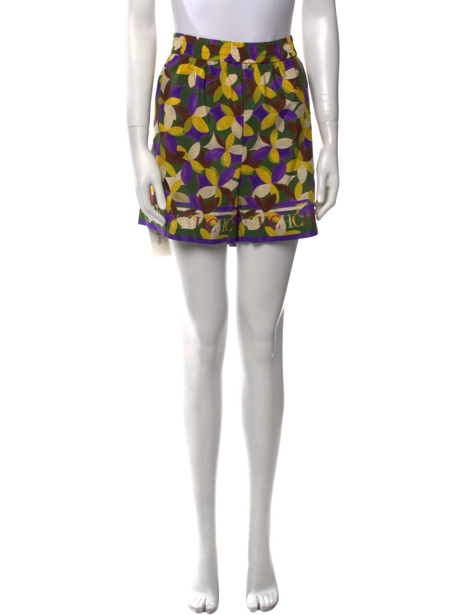 CH Carolina Herrera Printed Mini Shorts w/ Tags