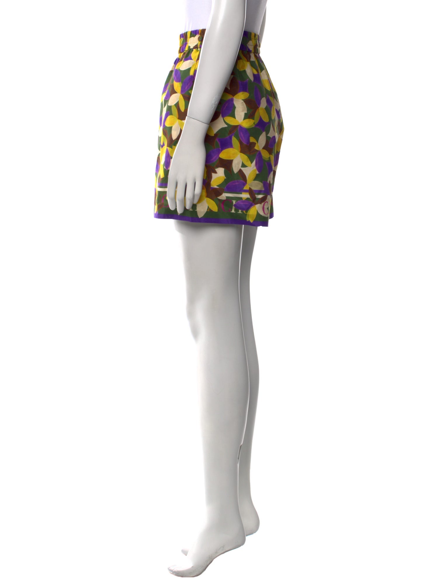 CH Carolina Herrera Printed Mini Shorts w/ Tags