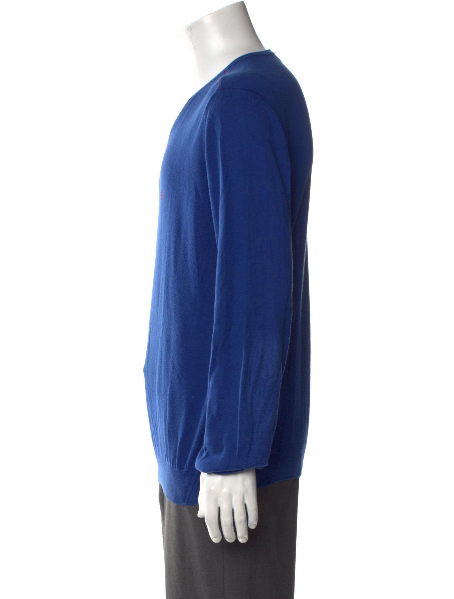 CH Carolina Herrera V-Neck Long Sleeve Pullover