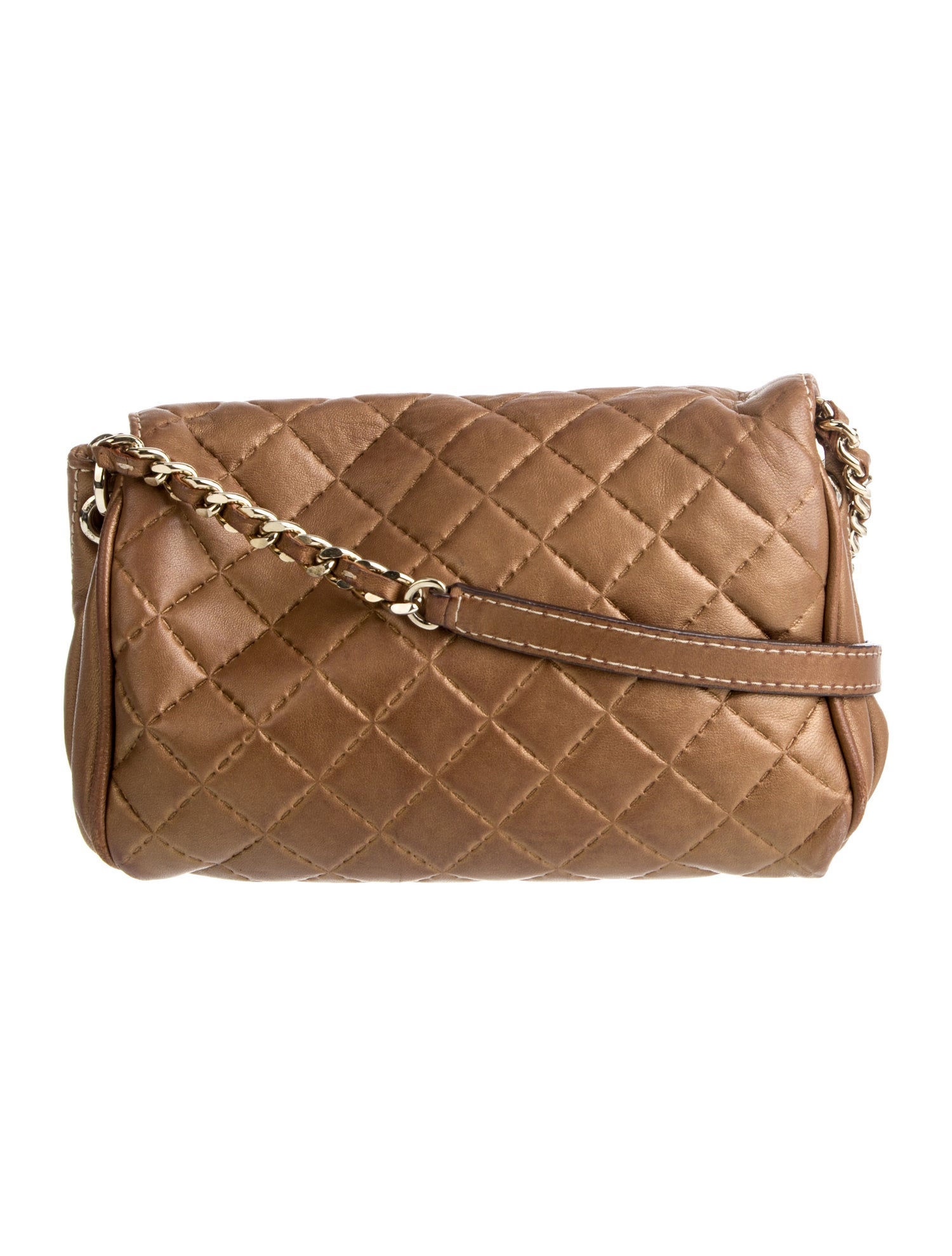 CH Carolina Herrera Leather Top Handle Bag