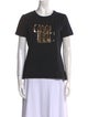 CH Carolina Herrera Graphic Print Crew Neck T-Shirt