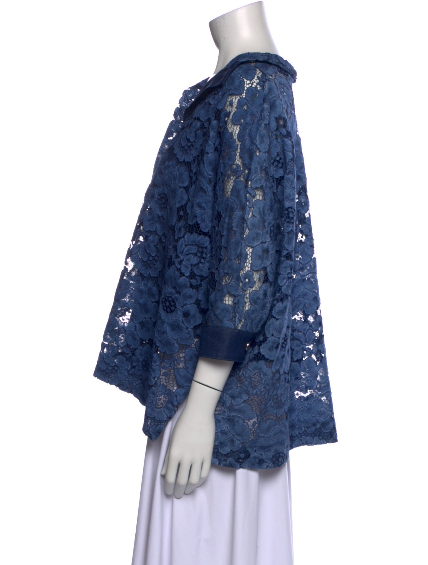 CH Carolina Herrera Lace Lace Pattern Blouse