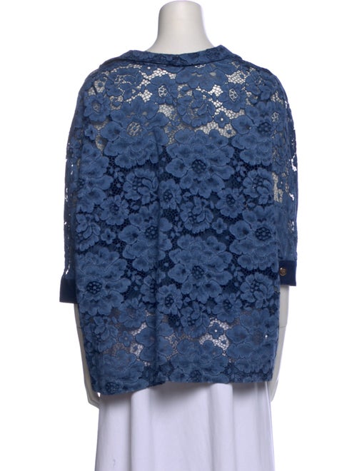 CH Carolina Herrera Lace Lace Pattern Blouse