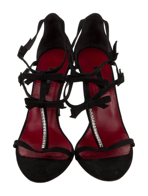 CH Carolina Herrera T-Strap Sandals