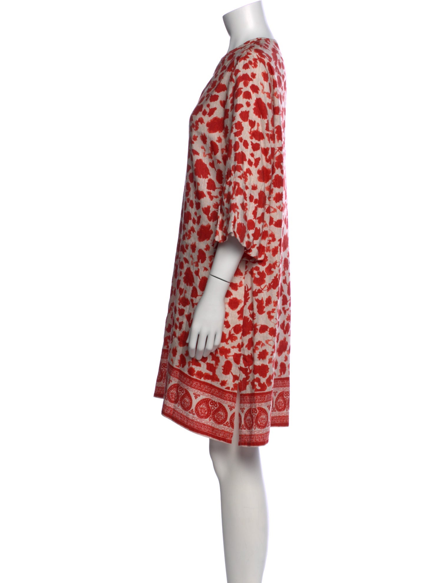 CH Carolina Herrera Printed Knee-Length Dress