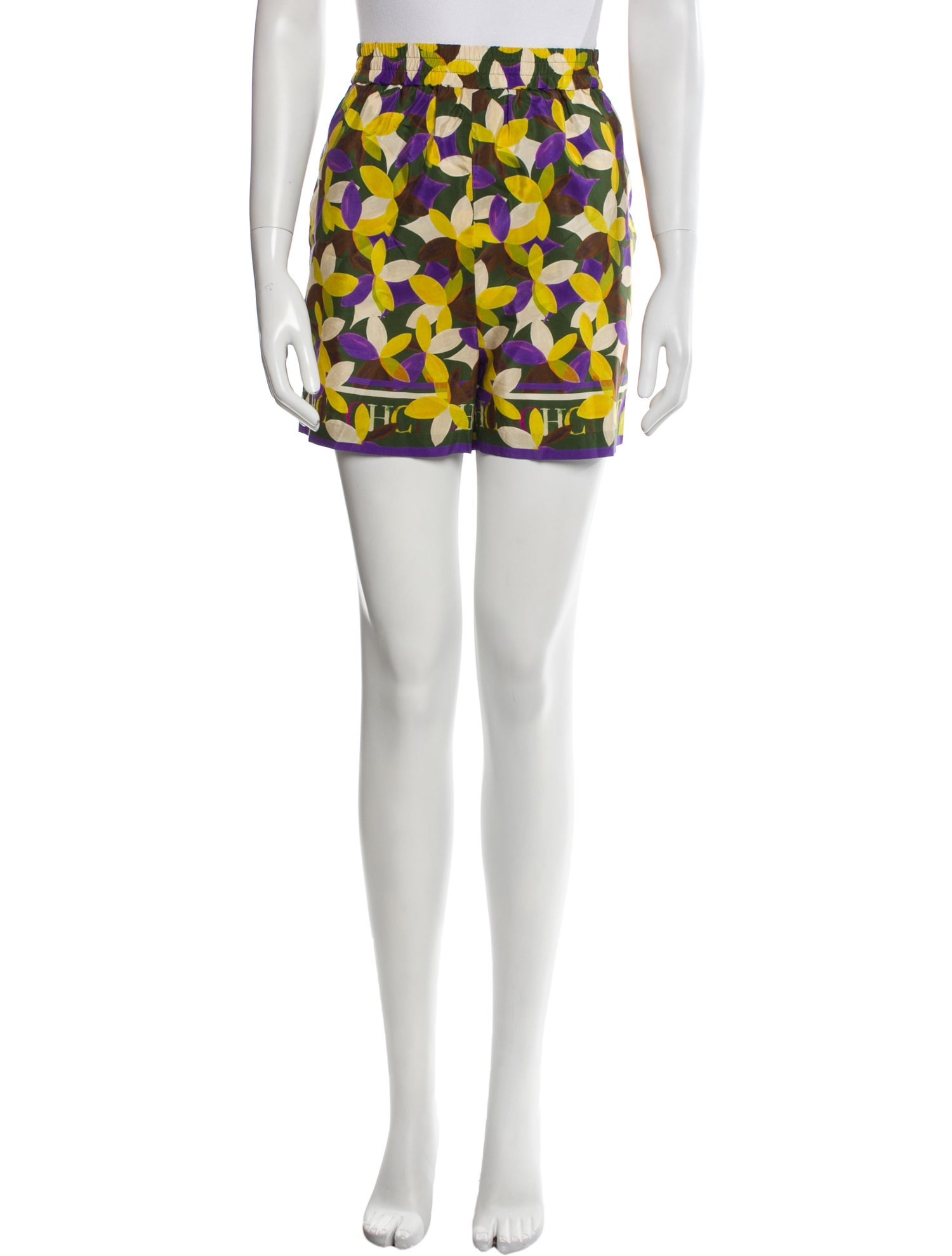 CH Carolina Herrera Wool Mini Shorts