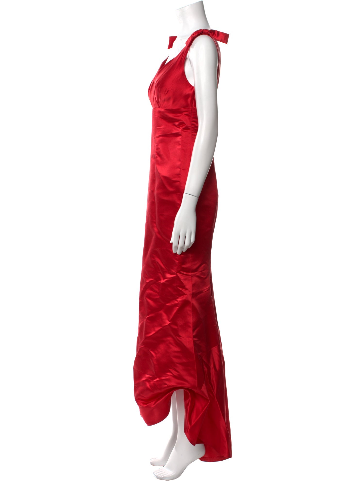 CH Carolina Herrera Silk Long Dress
