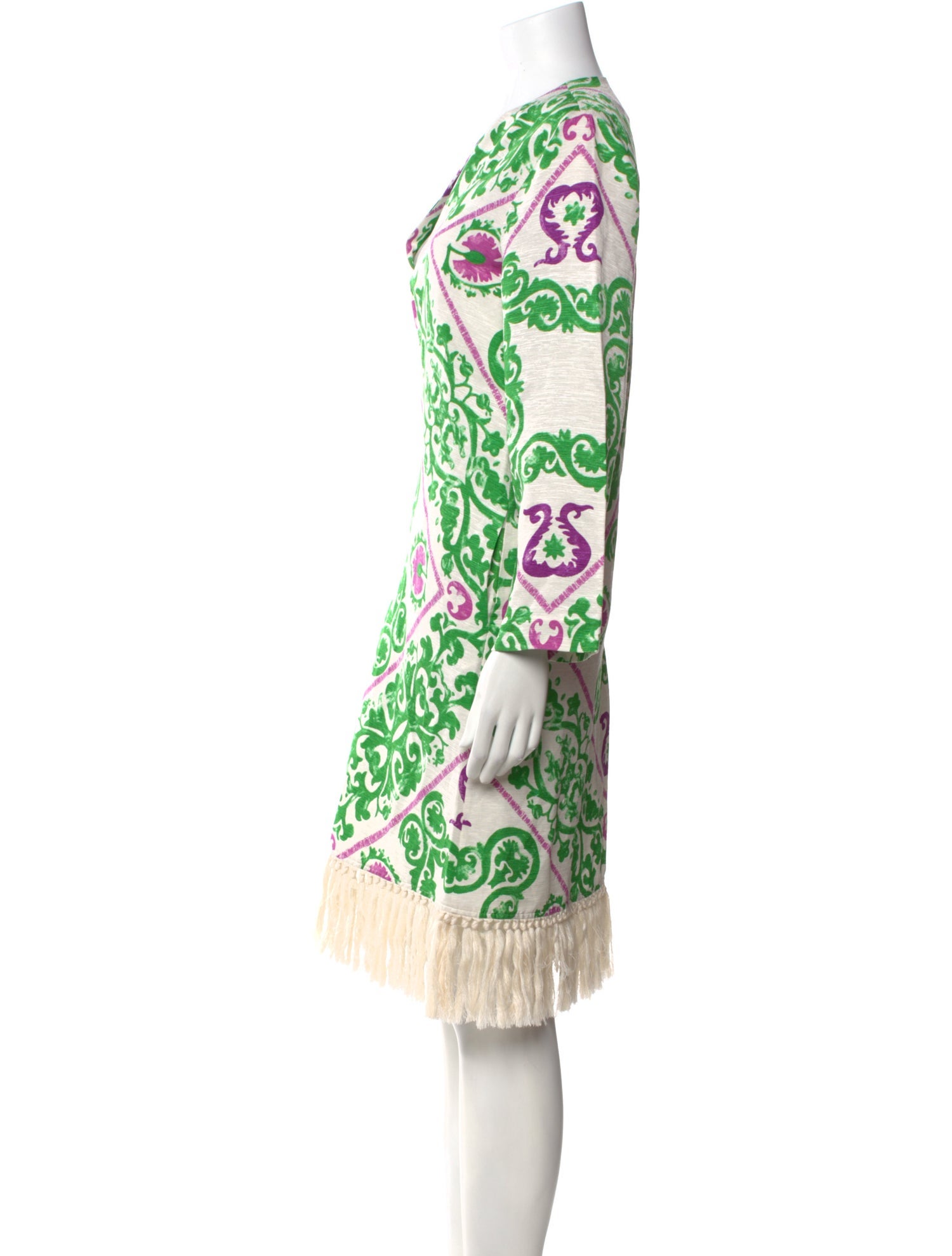 CH Carolina Herrera Silk Midi Length Dress