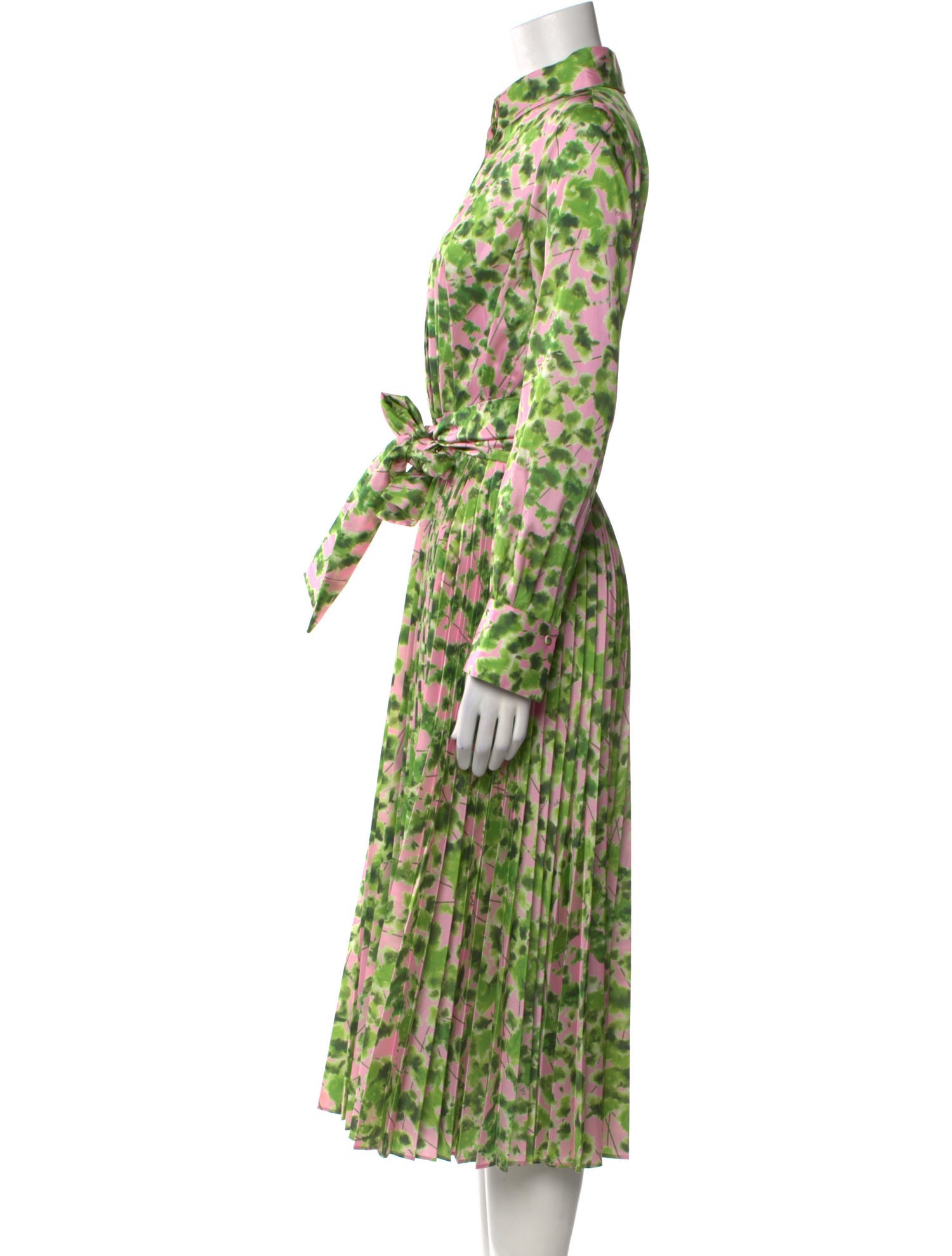 CH Carolina Herrera Printed Midi Length Dress