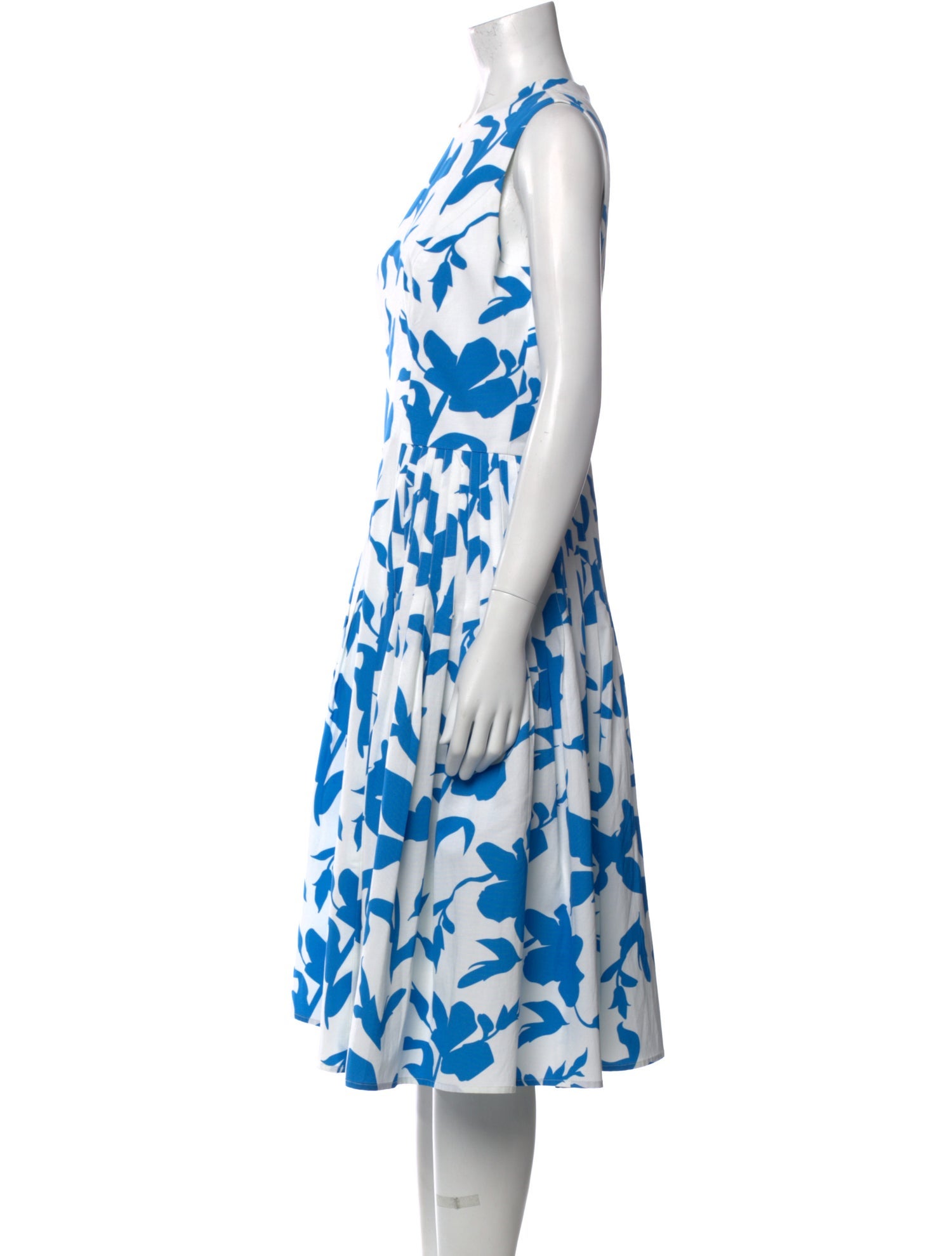 CH Carolina Herrera Printed Midi Length Dress