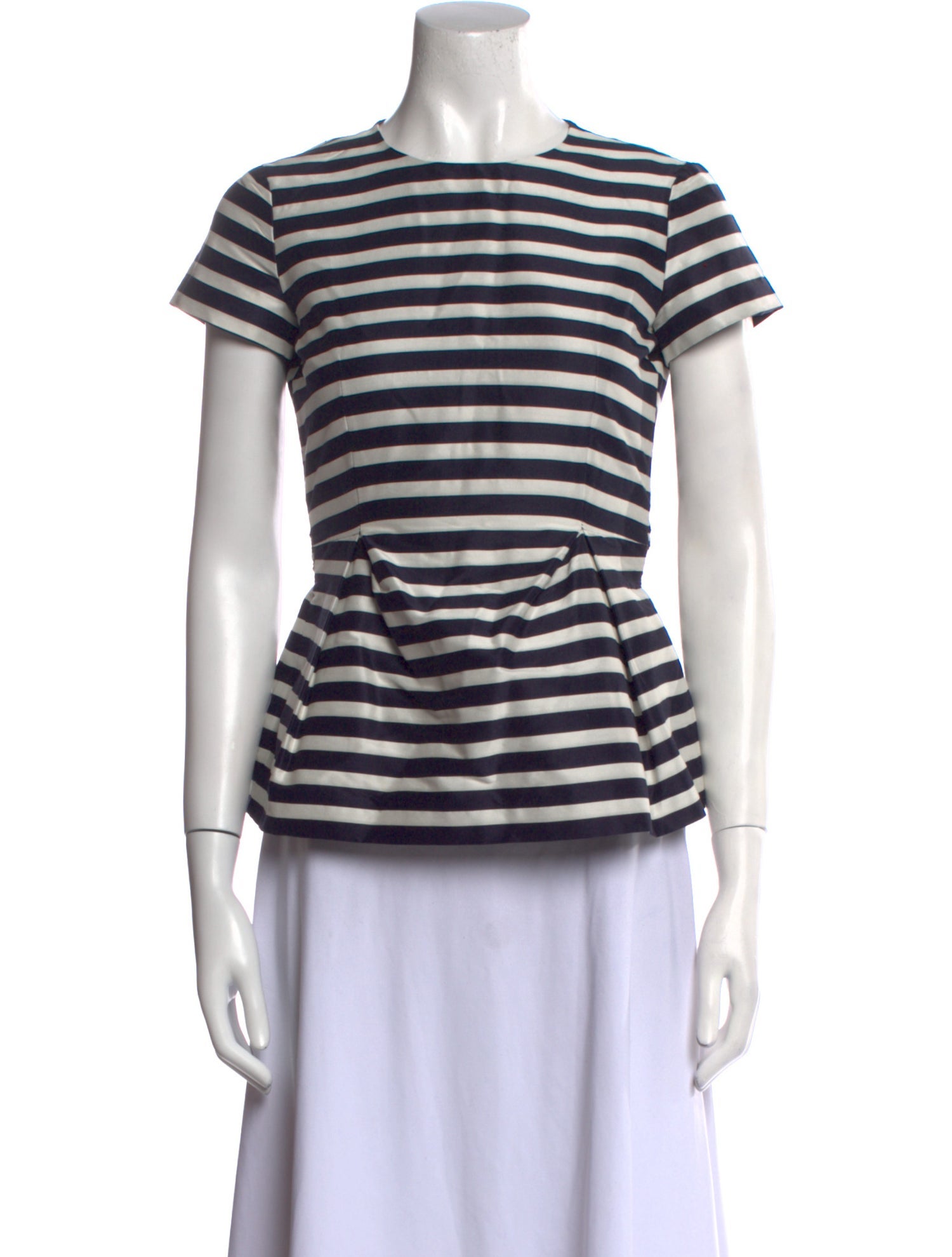 CH Carolina Herrera Striped Crew Neck T-Shirt