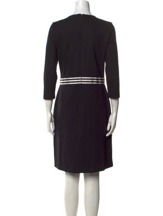 CH Carolina Herrera Striped Knee-Length Dress