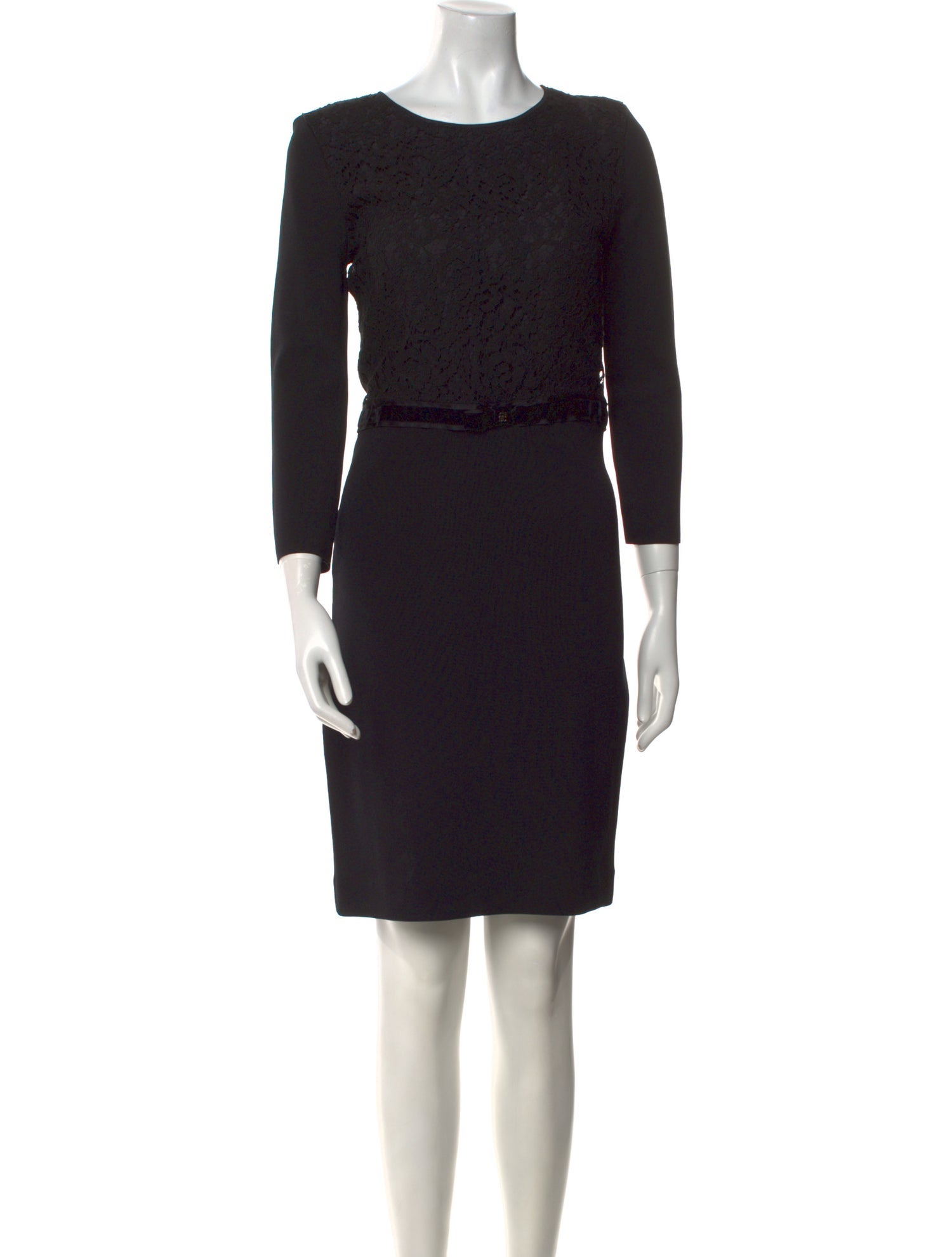 CH Carolina Herrera Crew Neck Knee-Length Dress