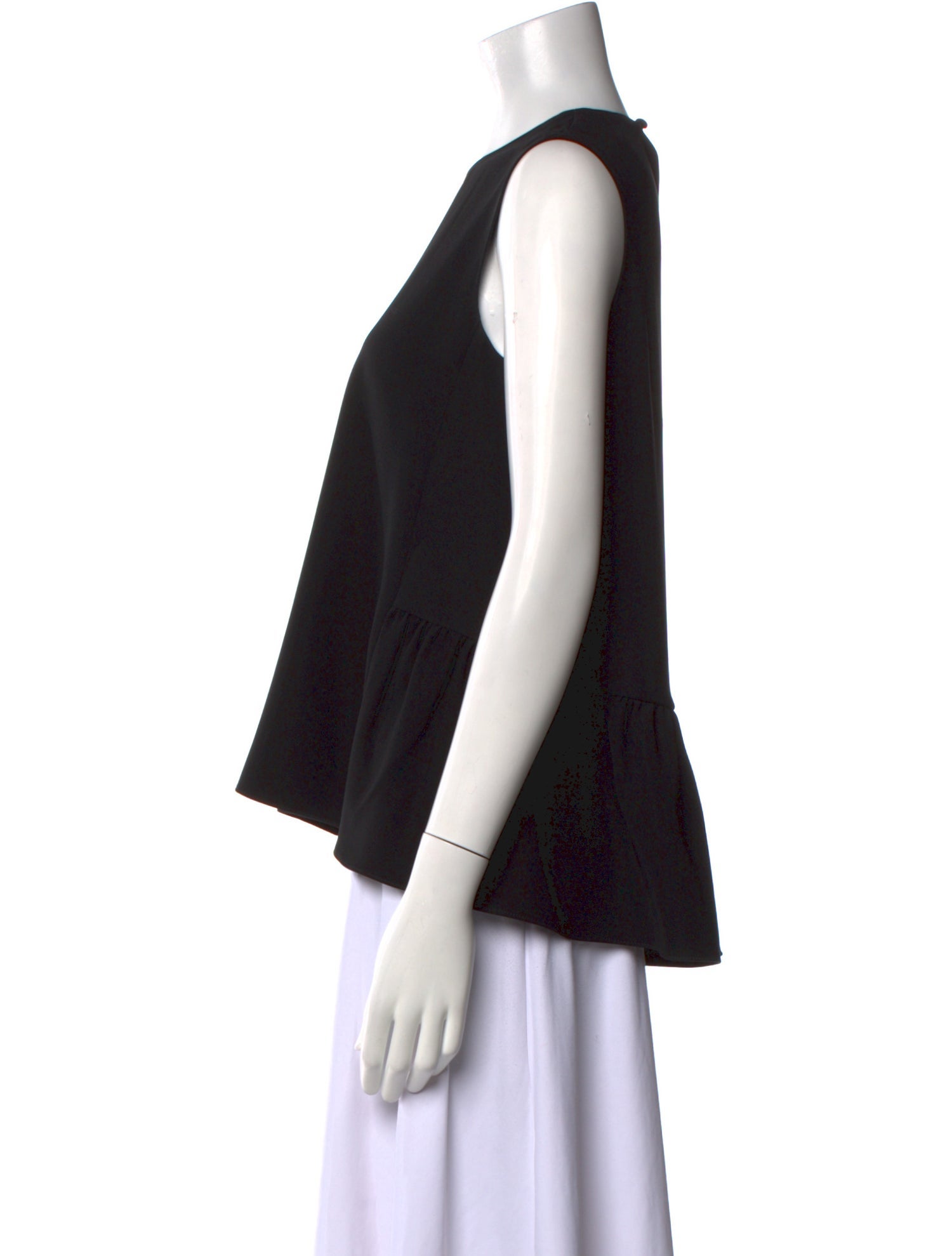CH Carolina Herrera Crew Neck Sleeveless Top