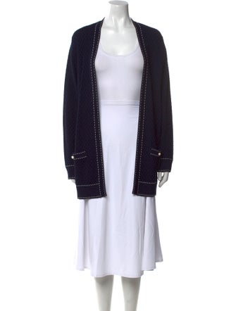 CH Carolina Herrera Open Front Sweater